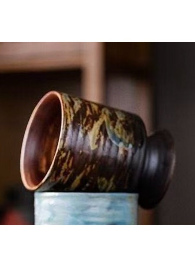 Clink Vintage Style Coffee Cup Creative Japanese Style High-foot Tea Cup Office Home Mug - Image 3